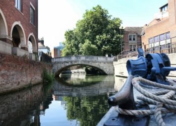 Reading Today 13th August 2022; Reading Branch of The Kennet and Avon Canal Trust boat trips; Reading by boat