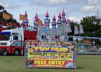 Beach's fun fair at Woodford Park. Picture: Phil Creighton