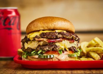 TASTE OF SUNSHINE: The California Burger at Honest Burgers this March Picture: Steve Ryan