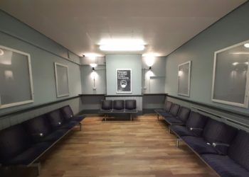 All change: Earley station's waiting room is to be given a modern makeover by SWR