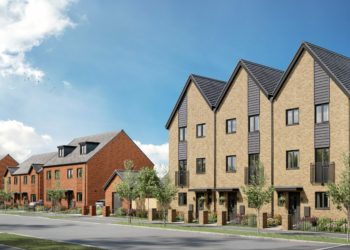 An artists impression of the homes being created in Bucklers Park