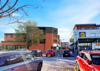 A CGI of the planned building for the Woodley Library Parade, viewed towards the town centre. Credit: Paul Butt