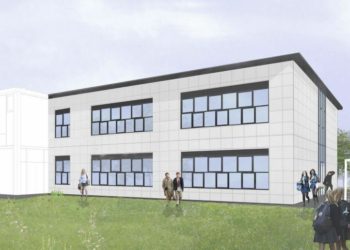 A CGI of the Sixth Form centre extension at St Crispins School in Wokingham. Picture:HLM Architecture