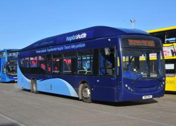 The new park and Ride 300 service replaces the old H3 service and is open for visitors, staff, students, and members of the public. Picture: Courtesy of Reading Buses/Gellico
