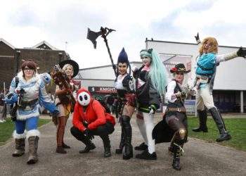Shy Guy, Link and the rest of the team. Picture: Dijana Capan/Dvision Images