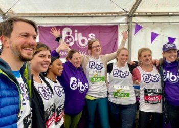 The Blandy & Blandy team at the Reading Half Marathon. They ran in aid of BIBS, Babies in Buscot, at the Royal Berkshire Hospital