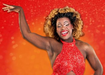 Kyan Heywood as Lola in South Hill Park Theatre's production of Kinky Boots
