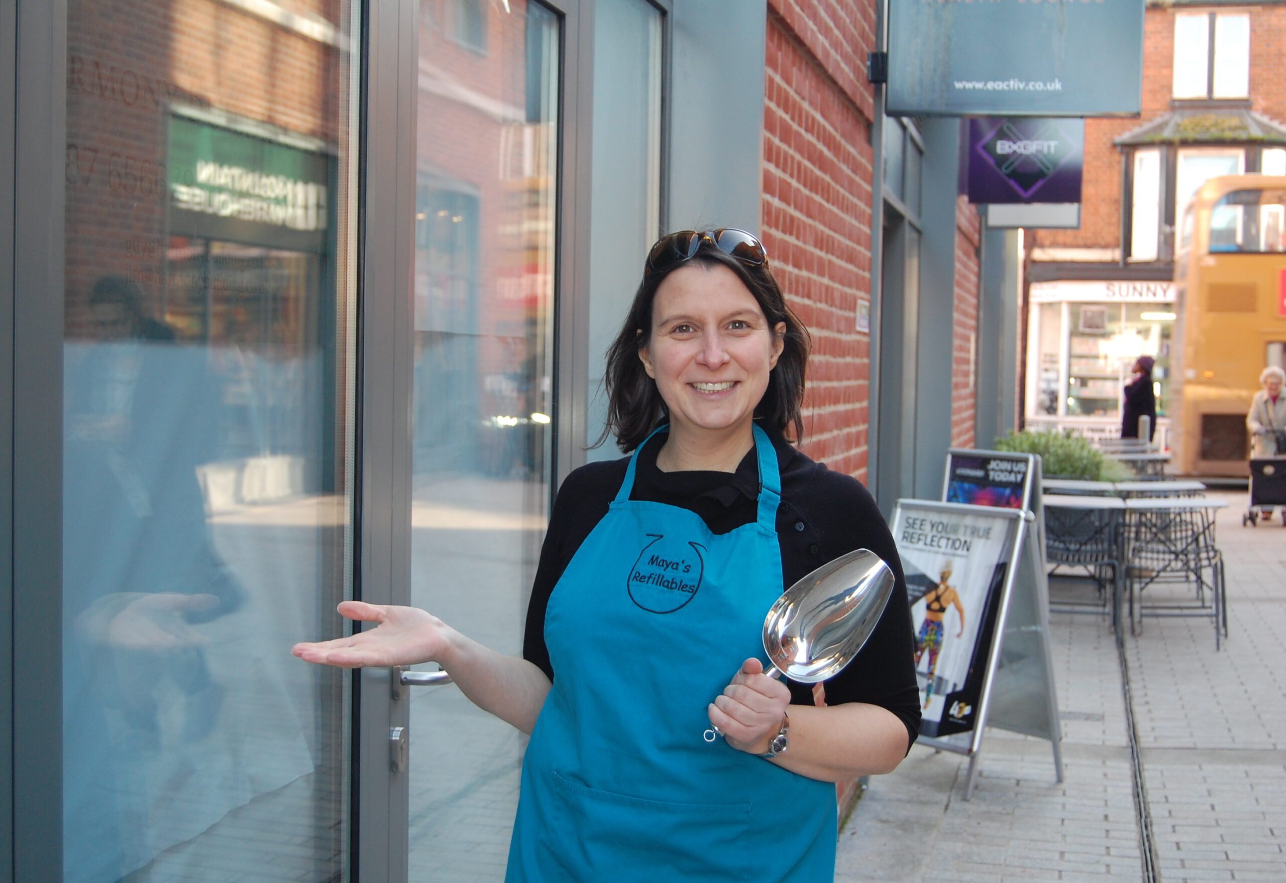 Maya Gheorghe is opening a zero waste shop in Peach Place. Picture: courtesy of Wokingham Town Council