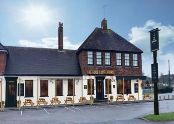 An artist's impression of the proposed new frontage to The Good Companions on Loddon Bridge Road Picture: Greene King