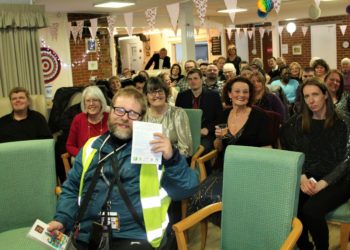 Members of Wokingham CLASP, a self advocacy group for people with learning disabilities, came together to watch their talent show Picture: Wokingham in Need