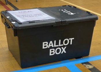 A ballot box from the 2022 local elections Picture: Phil Creighton