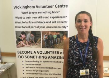 Helena Badger from Wokingham Volunteer Centre - the group is organising a volunteers fair