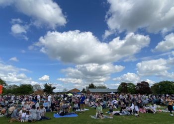 Woodley residents enjoyed the Party in the Park on Sunday Picture: Phil Creighton