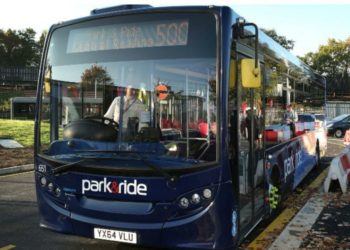 The Winnersh Triangle park and ride service to Reading when it was still in use Picture: Wokingham Borough Council/LDRS