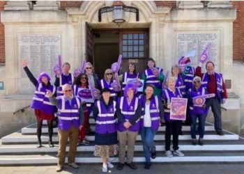 Rotary Club members gathered in Henley to raise awareness of its campaign to eradicate polio
