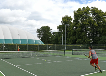 The University of Reading's tennis courts will house some activities at the Community Festival. Photo: Emma Sheppard