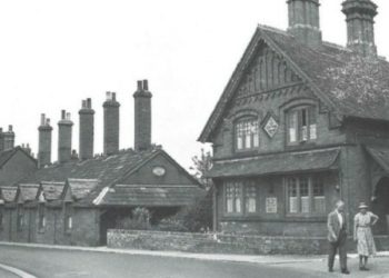 The Westende almshouses in Wokingham