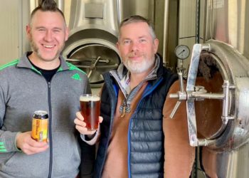 Ken Barker and Adam Sculthorp from Mysterious Brewing. They will be launching their first brews at The Nag's Head, The Hive in Crowthorne and Bracknell Ale & Cider Festival