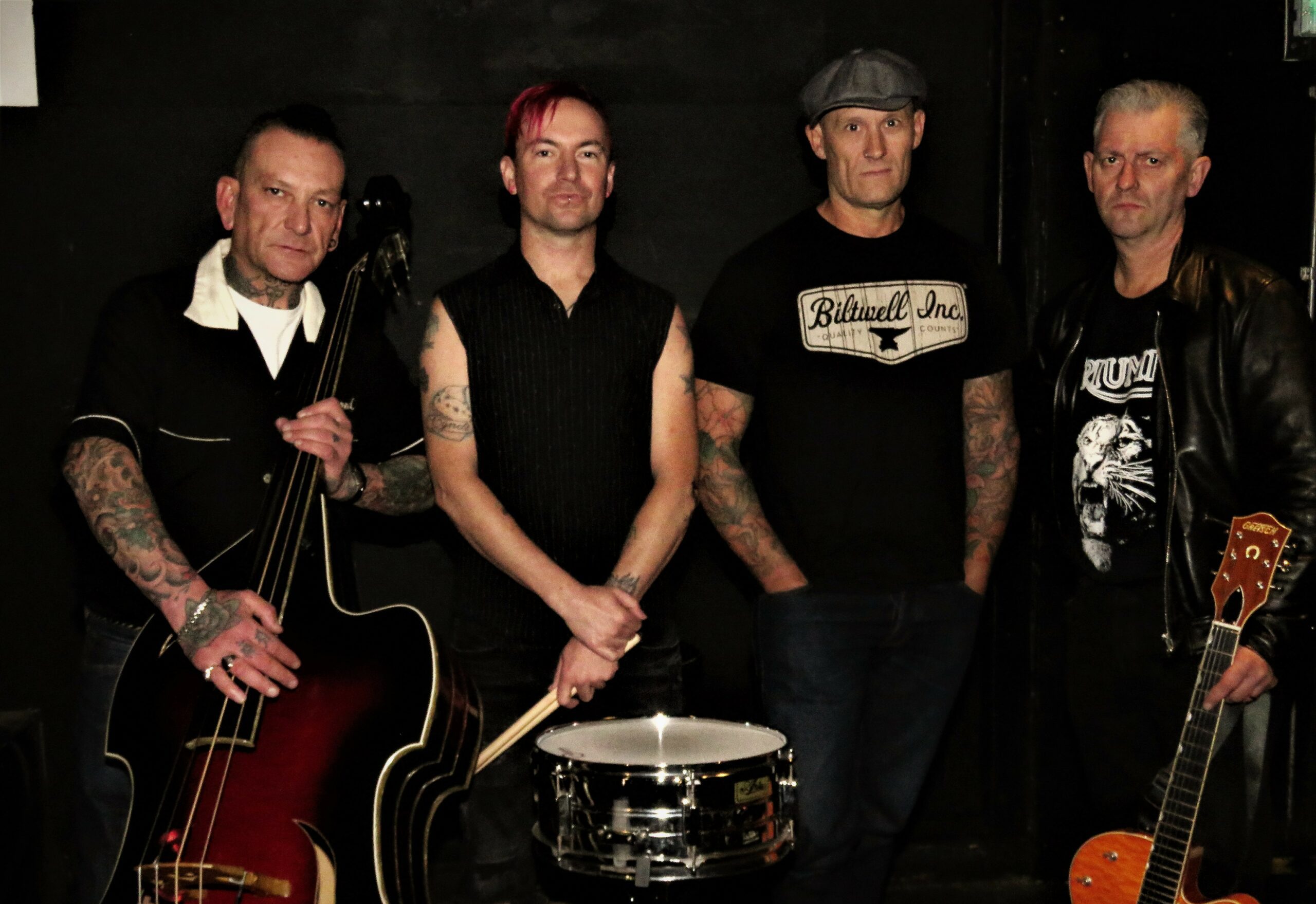 Psychobilly legends Guana Batz prepare for Reading gig at The Face Bar –  Wokingham.Today