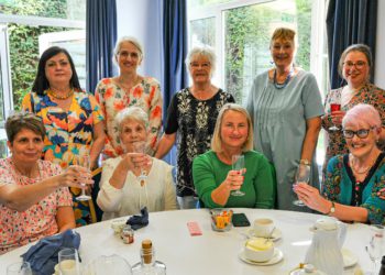 Guests to a Sparkling Afternoon Tea event in Sindlesham raised a glass. Picture: Steve Smyth