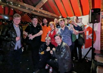 Judges and competitors at The Sunday Roast in Milk Bar on Sunday, May 21. Picture: Jake Clothier