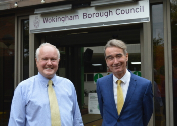 New Wokingham Liberal Democrat leader Clive Jones (left) with his deputy, Steven Conway Picture: Phil Creighton
