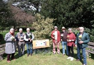 International Consicientious Objectors Day was marked with a peace vigil in All Saints Churchyard, Wokingham