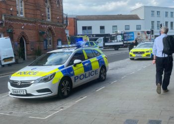Police in Market Place