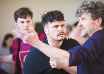 Adam Bell plays Victor Frankenstein at South Hill Park Arts Centre. Picture: Asun Olivan Photography