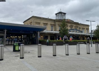 Reading Station this morning. A police cordon has been lifted following a suspected murder last night Pciture: Phil Creighton