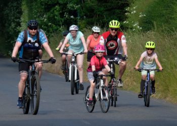 People taking part in Wokingham Bikeathon 2023 Picture: Andrew Batt