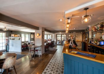 The whole of the inside has been refurbished, including a change in layout, new seating, tables and lighting. Picture: Greene King