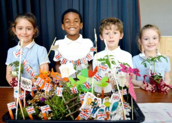 Woodley Schools Cluster held a Year 1 Tray Garden challenge at Waingels College Picture: Phil Creighton