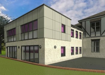 An artist's impression of the new Evendons Primary School