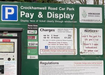 Crockhamwell Road car park in Woodley Picture: Phil Creighton