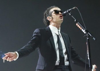 Matty Healy appearing with The 1975 on Main Stage East at Reading Festival 2022. Picture: Dijana Capan/DVision Images