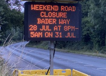 The Bader Way will be closed for four days Picture: Phil Creighton