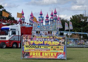 Beach's fun fair at Woodford Park. Picture: Phil Creighton