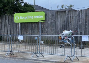 The recycling bay at Sainsbury's in Winnersh has been closed Picture: Phil Creighton