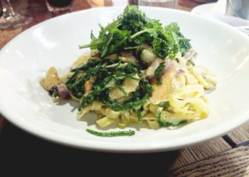 Prawn Tagliatelle at The Green Man in Hurst Picture: Claire Worsfold