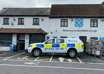 Police received reports of a burglary at a Shinfield branch of the Co-op, and are continuing to investigate. Picture: Phil Creighton