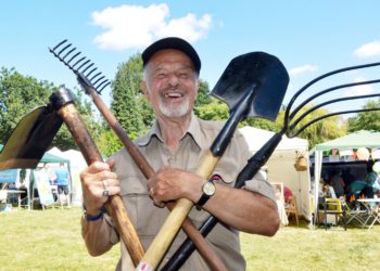 FLASHBACK: The Earley Green Fair held in 2016 - Geoff Wooldridge had tools for sale. Picture: Steve Smyth