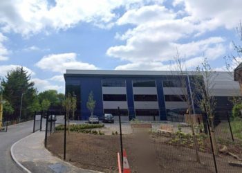What the new logistics warehouse looks like at the Cutbush Park Industrial Estate in Danehill, Lower Earley. Picture: Google Maps