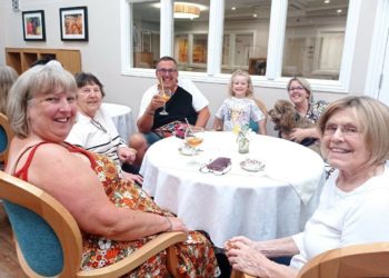Residents and staff at Austen House in Lower Earley celebrated International Friendship Day