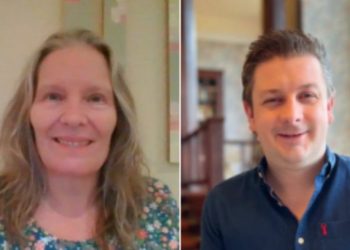 Prof Cindy Becker (left) and Prof Allan Laville received National Teaching Fellowships by Advance HE. Picture: University of Reading