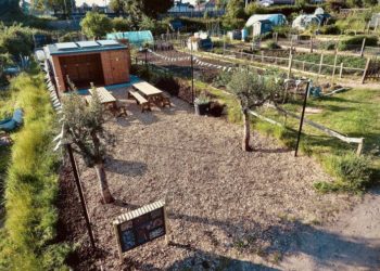 The allotments at Hurst Road, Twyford, now boast green innovations like a shed with plug sockets powered by solar panels and an odour-free "dry" or composting toilet that doesn?t use water or chemicals. Picture courtesy of Wokingham Borough Council