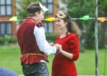 Romeo & Juliet in Elms Field in Wokingham on Sunday.