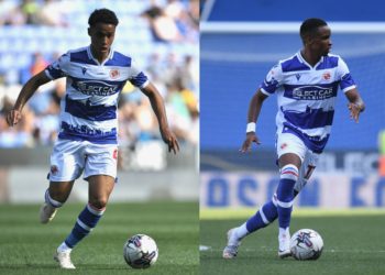 Ben Elliott (left) and Paul Mukairu (right) made their Reading debuts in Saturday's victory over Stevenage. Picture: Luke Adams
