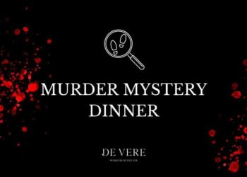 A murder mystery evening will take place on Saturday, September 2