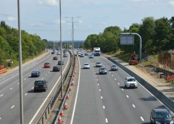 The M4 and the A329m sliproad to Junction 10 will have overnight closures for a two-week period Picture: Phil Creighton